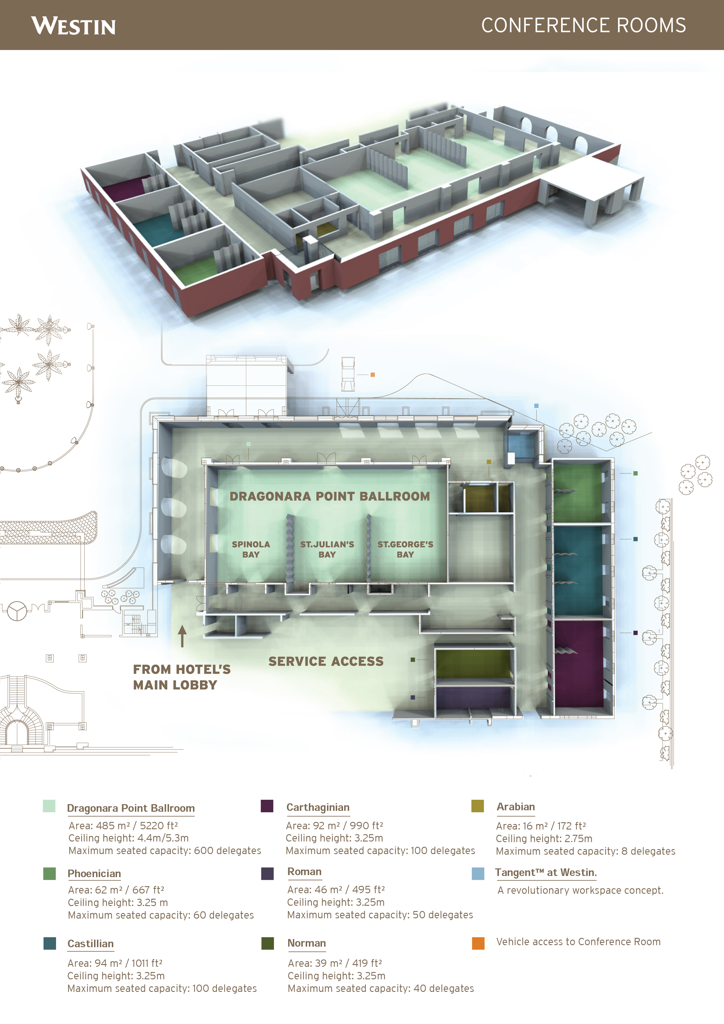 fact hotel westin sheet The Westin & Events Dragonara at Resort, Meetings St